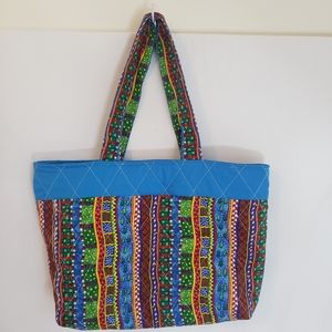Holiday market bag gift bag handmade